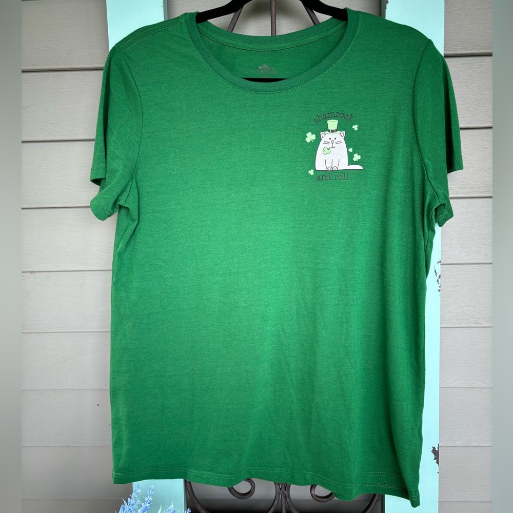 ☘️ Shamrock and Roll Irish Saint Patrick’s Cat shirt ☘️